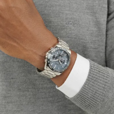 Hugo Boss Men’s Blue Dial Chronograph Watch